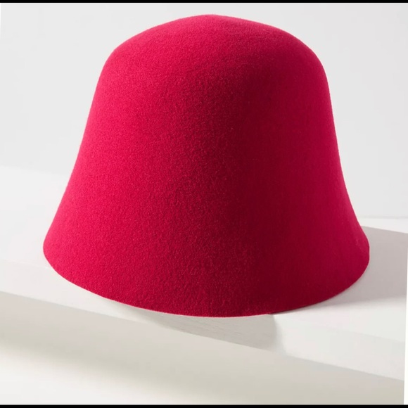 NWT Anthropologie Mod Felt Bucket Hat - Picture 2 of 8